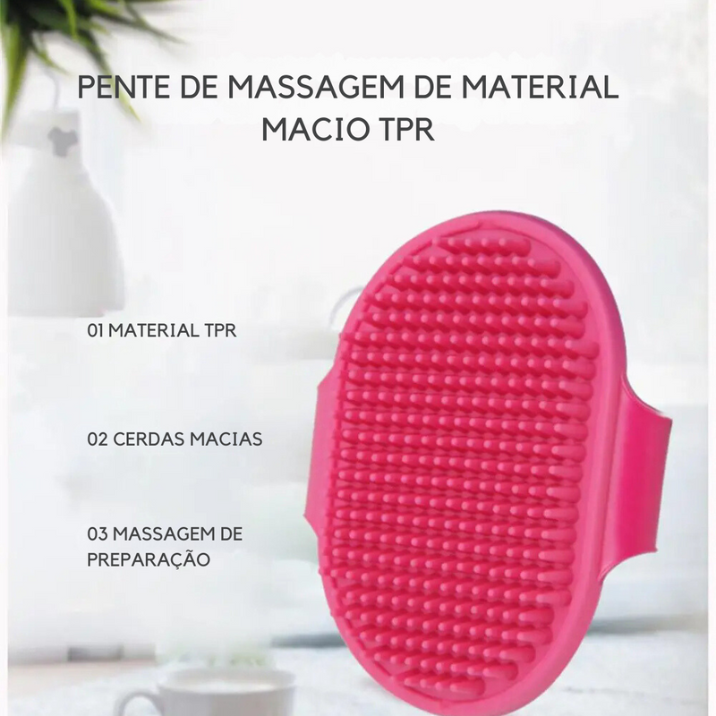 Escova de Silicone para Banho: Conforto e Cuidados para Seu Pet