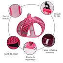 Coleira Peitoral Pink com Guia Reforçada: Conforto e Estilo para Seu Cachorro