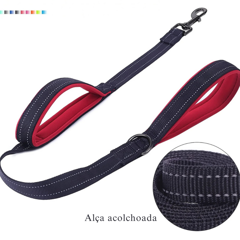 Guia Prático com Alça Dupla Reforçada e Fivela de Metal