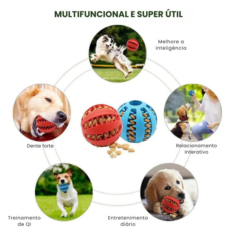 Bolinha Interativa Para Cães: Diversão e Estímulo em Cada Brincadeira