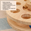 Mesa Giratória com Cogumelo Arranhador: Diversão e Conforto para Gatos