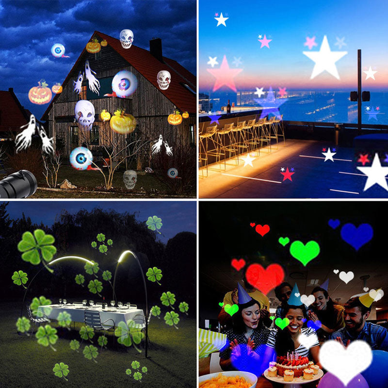 Projetor Led Natalino Impermeável Para Encantar Sua Decoração