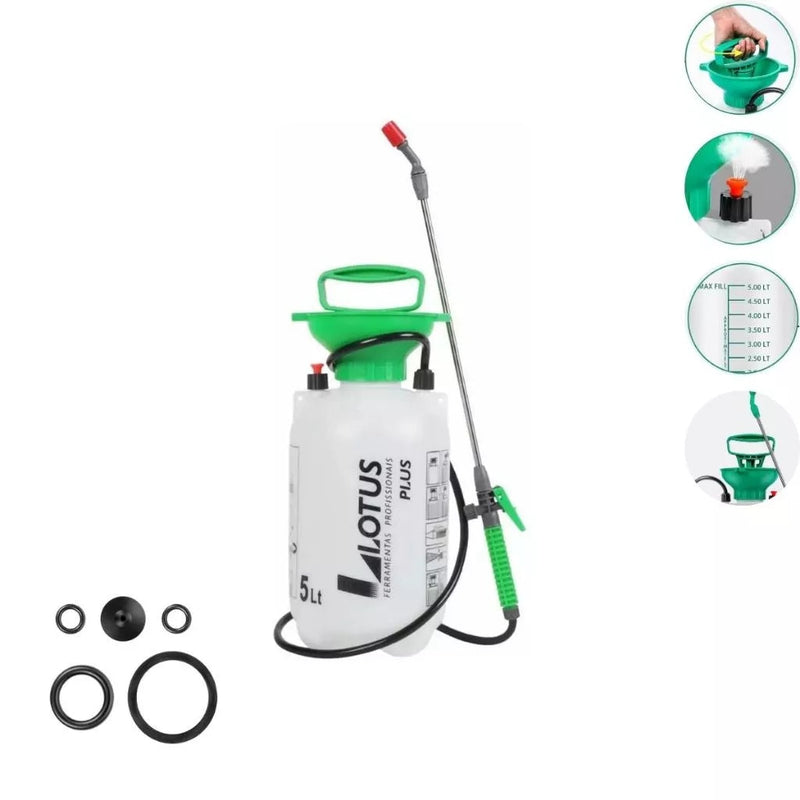 Pulverizador Lateral de Jardim 5L: Praticidade e Conforto em Cada Borrifada
