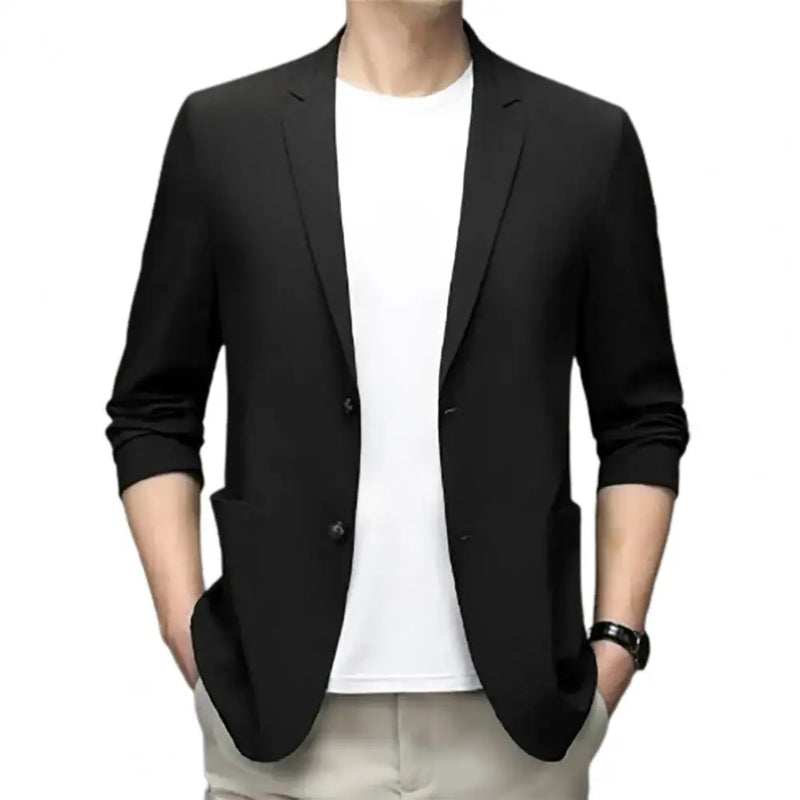 Blazer Casual Prime em Seda Gelo - Sofisticação e Conforto Inigualável