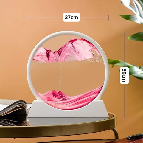 Quadro 3D de Areia Movediça: Transforme Seu Espaço com Fluidez e Estilo