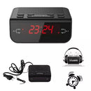 Rádio Relógio Digital de Mesa com Alarme Bivolt para Conforto e Praticidade Diária