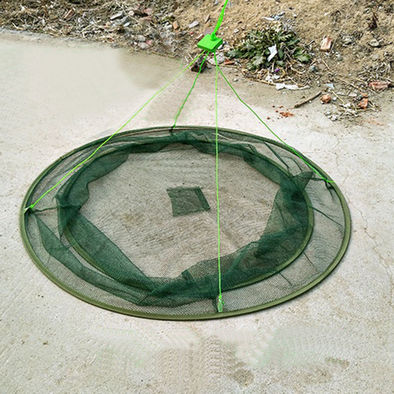 Rede de Pesca com Compartimentos para Iscas que Atraem Peixes