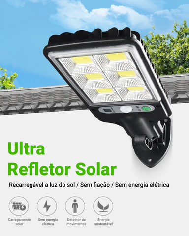 Refletor Solar LED Sustentável - Ilumine Seu Ambiente com Ecoeficiência