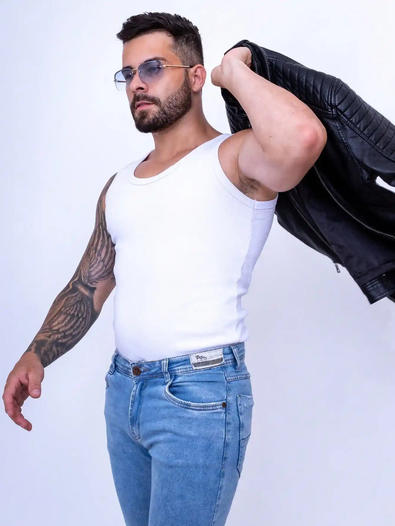 Regata Canelada Masculina Americana