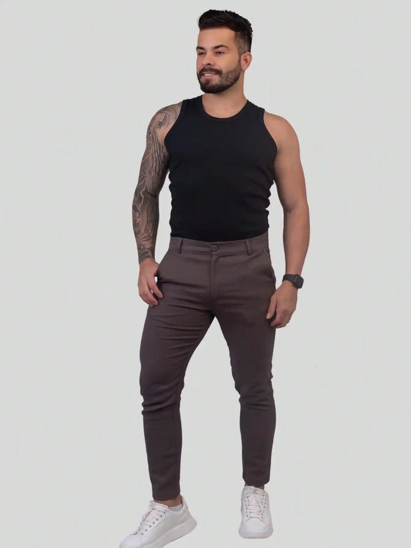 Regata Canelada Masculina Americana Preta