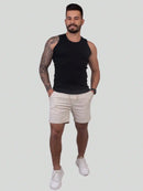 Regata Canelada Masculina Americana Preta