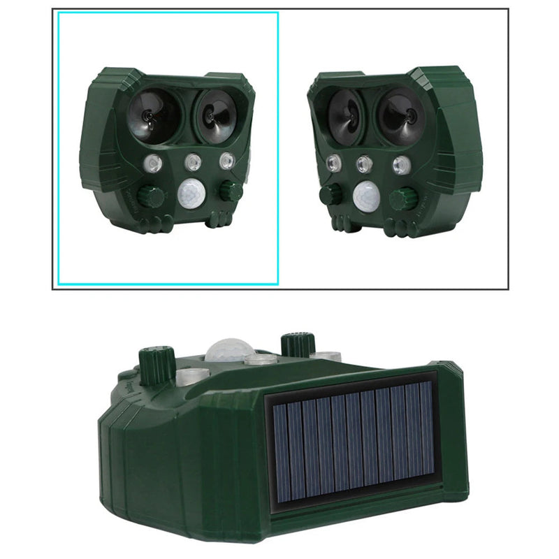 Proteção Eficaz Contra Animais e Pragas com Repelente Solar Ultra Sônico - PestFree