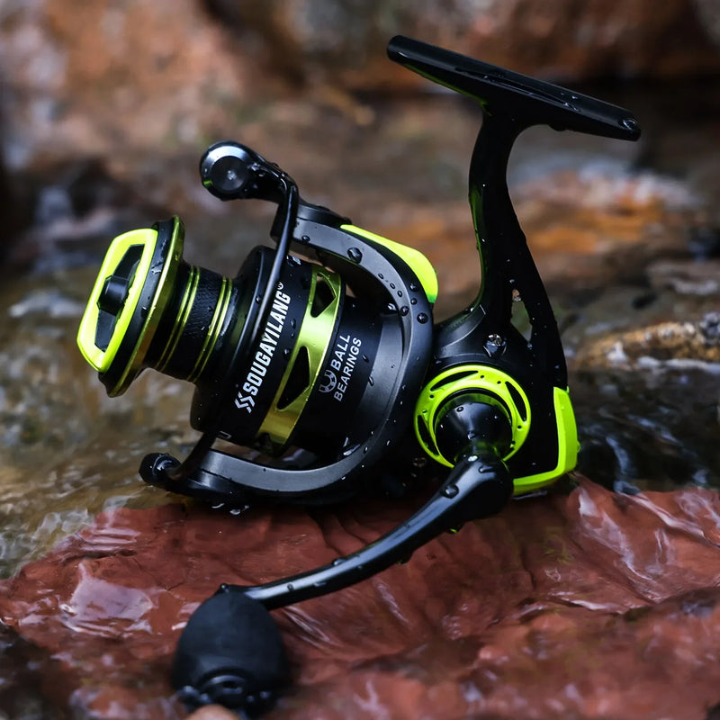 Molinete Sougayilang: Conquiste Seus Melhores Momentos com Drag de 10Kg e Recolhimento 5.2:1