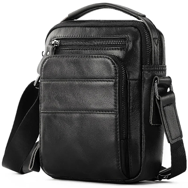 Bolsa de Ombro em Couro Genuíno - Estilo e Conforto para o Seu Dia a Dia