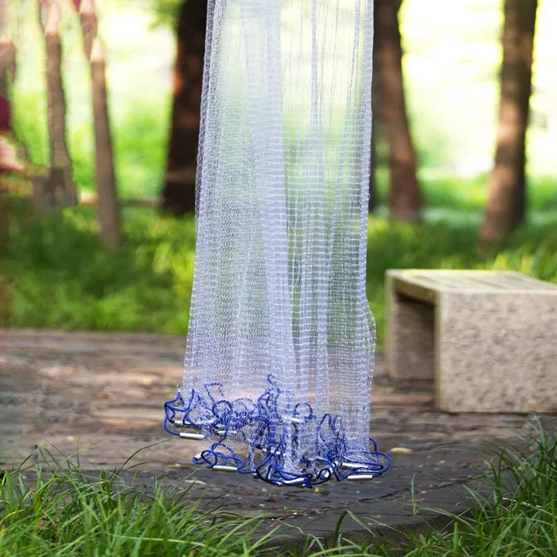 Tarrafa de Pesca Lawaia Monofilamento com Anel Prático em Alumínio ou Plástico