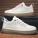 Conforto e Estilo: Tênis Masculino Casual em Couro Genuíno - Estevan Erican