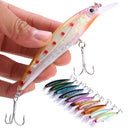 Kit de 10 Iscas Artificiais para Pesca - Eficiência em Meio Água e Profundidade (11cm / 13,5g)
