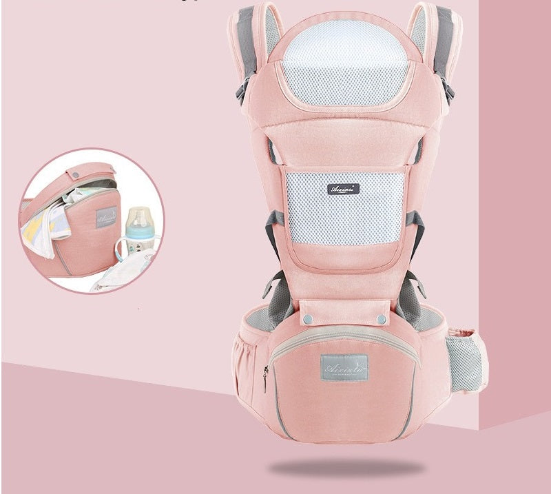 Bolsa Canguru 3 em 1 para Bebês (0 a 48 Meses) - Conforto e Praticidade para Pais Modernos