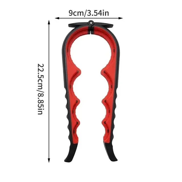 Abridor de garrafas de bebidas multifuncional, abridor de lata, tampa antiderrapante, quatro posições, 4 em 1