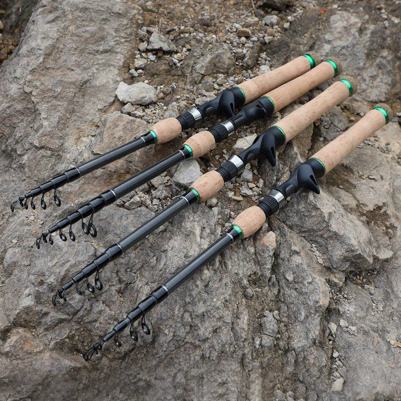 Vara De Pesca Telescópica Sougayilang: Leveza e Conforto em Cada Aventura