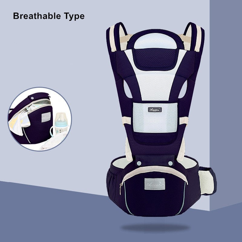 Bolsa Canguru 3 em 1 para Bebês (0 a 48 Meses) - Conforto e Praticidade para Pais Modernos
