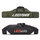 Bolsa Dobrável Para Vara De Pesca 80cm com 2 Compartimentos e Bolso Lateral - Praticidade e Organização em Suas Aventuras de Pesca