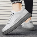 Conforto e Estilo: Tênis Masculino Casual em Couro Genuíno - Estevan Erican