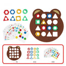 Jogo de Tabuleiro Infantil: Aprendendo Cores e Formas de Forma Divertida