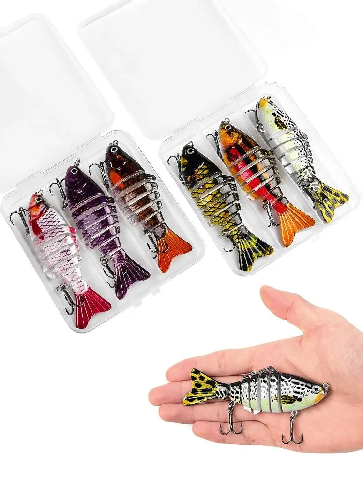 Swimbait 7 Segmentos Realista 10cm/15g para Pesca Profissional: Atraia Mais Peixes e Potencialize Suas Capturas