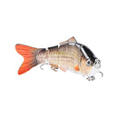 Isca Artificial Articulada de 6 Segmentos Para Capturas Realistas