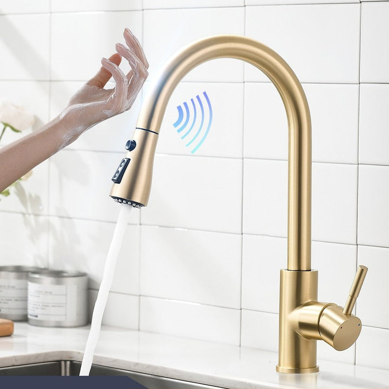 Torneira Inteligente para Cozinha com Abertura por Toque