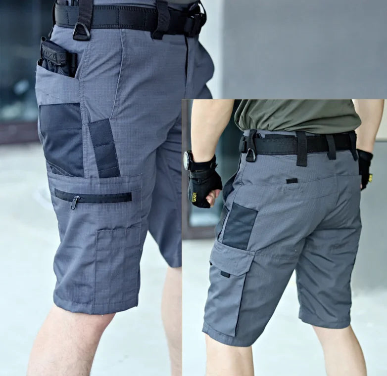Short Masculino Camuflado de Secagem Rápida para Conforto na Pesca