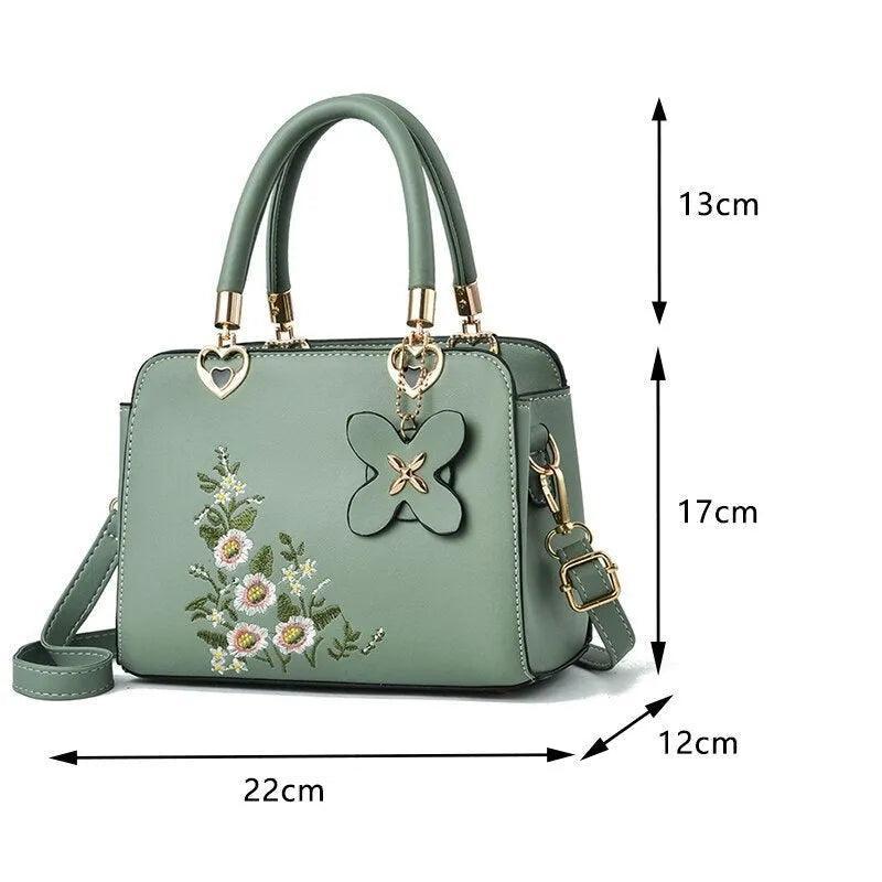 Elegância e Conforto: Bolsa Feminina em Couro Floraris