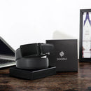 Cinto de Couro com Fivela Automática Luxury