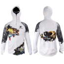 Camisa Masculina de Pesca com Proteção Solar para Rosto e Pescoço - Conforto Respirável e Antiviral