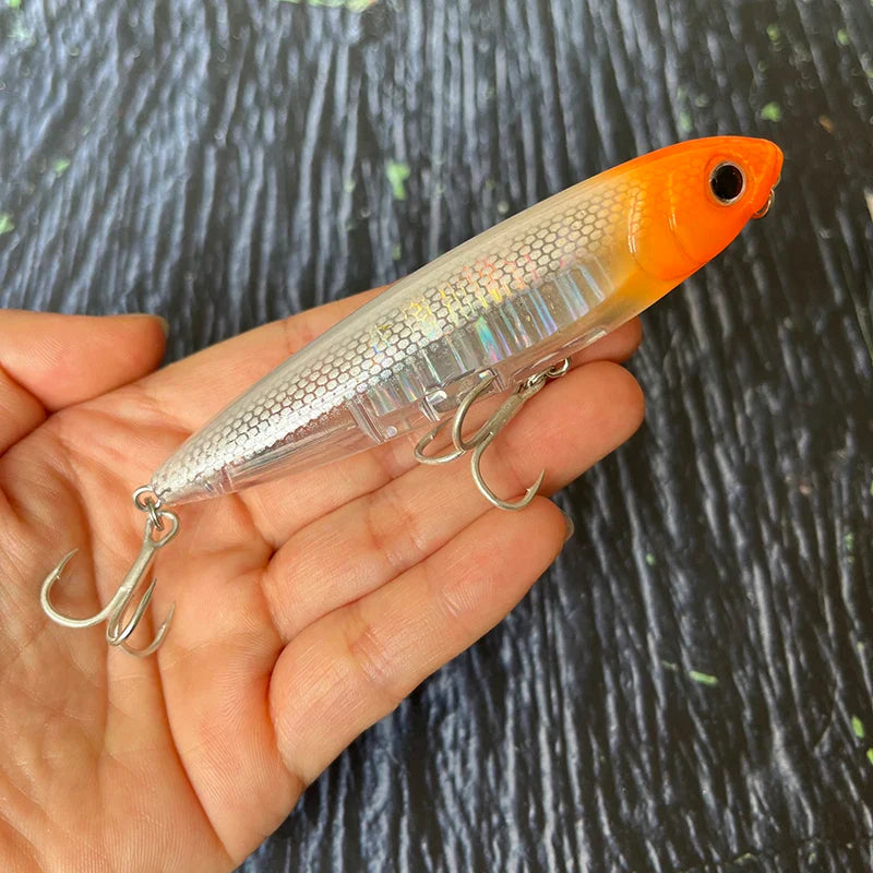 Atraente Isca Artificial Topwater Lápis Laser 17g Para Capturas Incríveis