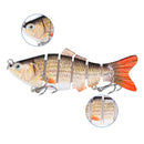 Isca Artificial Articulada de 6 Segmentos Para Capturas Realistas