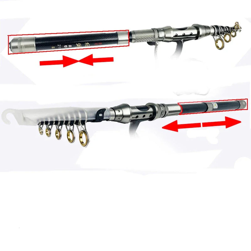 Vara Telescópica Ghotda: Praticidade e Conforto em Cada Lançamento