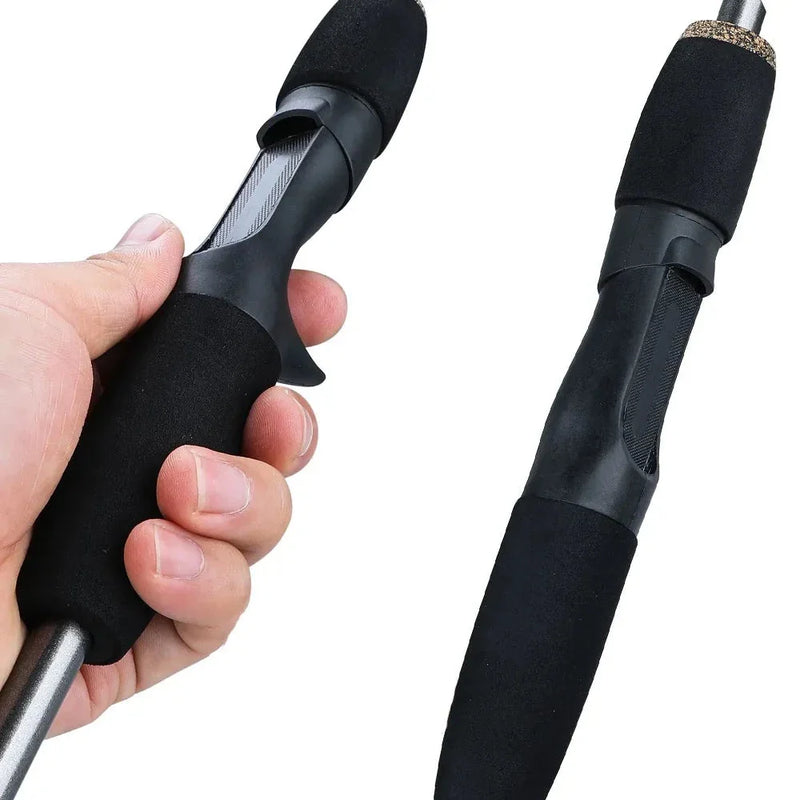 Vara De Pesca Ultraleve Sougayilang: Conforto e Precisão Com Fibra De Vidro e Punho Em EVA