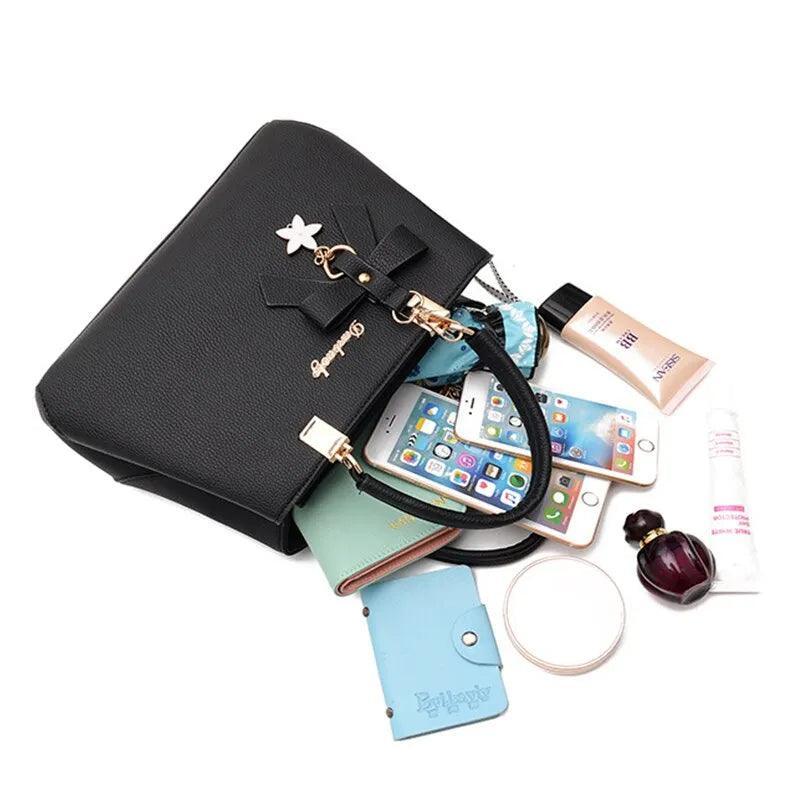 Bolsa de Couro Feminina Estrela - Elegância e Praticidade para Seu Dia a Dia