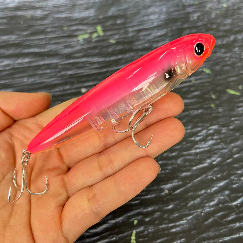 Atraente Isca Artificial Topwater Lápis Laser 17g Para Capturas Incríveis