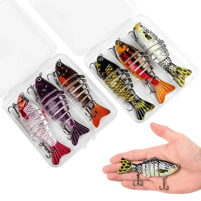 Swimbait 7 Segmentos Realista 10cm/15g para Pesca Profissional: Atraia Mais Peixes e Potencialize Suas Capturas