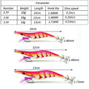 Kit de Iscas Luminosas para Squid Jig com Anzol e Chumbada - 10 Peças para Capturas Incríveis