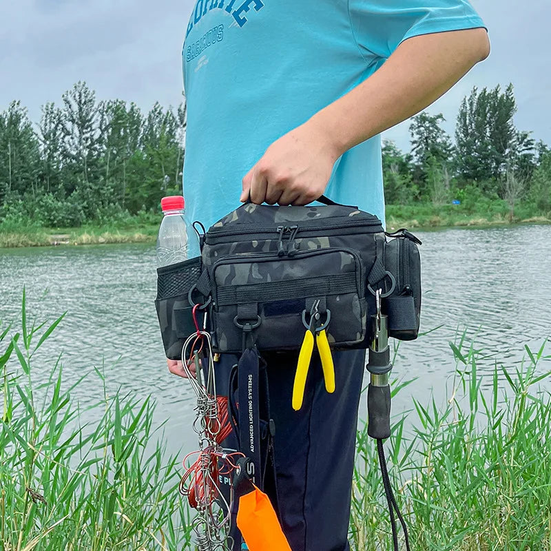 Bolsa Tática de Pesca – Praticidade e Proteção em Todas as Aventuras