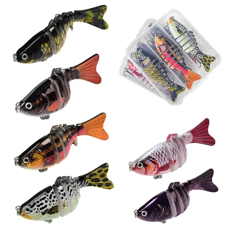 Swimbait 7 Segmentos Realista 10cm/15g para Pesca Profissional: Atraia Mais Peixes e Potencialize Suas Capturas