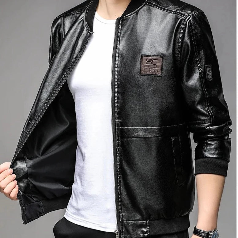 Jaqueta de Couro Genuíno Masculina - Estilo e Conforto com Sebastian Ferraz
