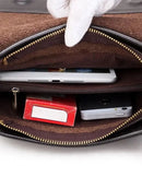 Bolsa Executiva em Couro Genuíno - Elegância e Praticidade para o Seu Dia a Dia