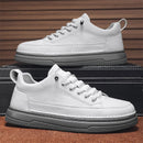 Conforto e Estilo: Tênis Masculino Casual em Couro Genuíno - Estevan Erican