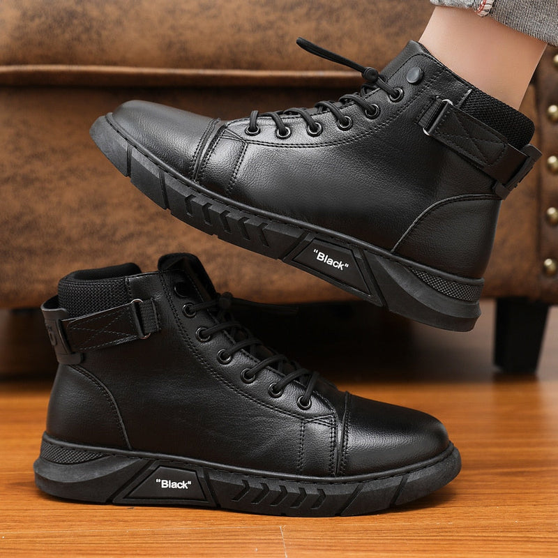 Bota Masculina de Couro Italiano Premium