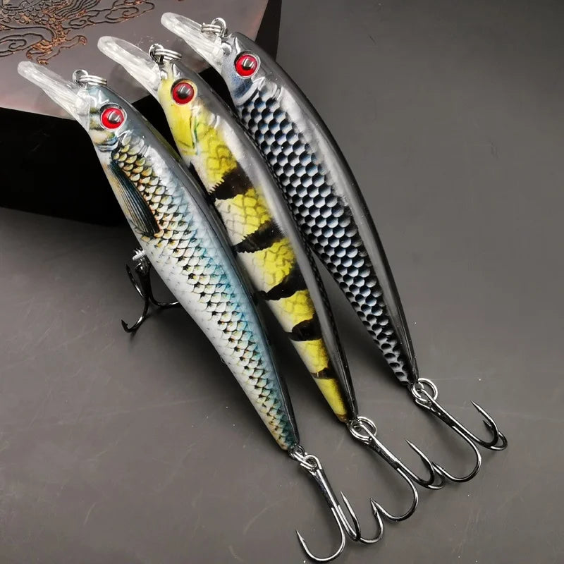 Isca Minnow 13g com Estampa Colorida - Atraia Mais Peixes com Estilo